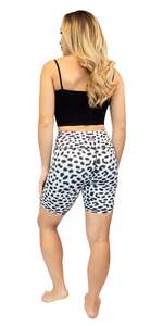 Pantalones Cortos Deportivos de Cintura Baja para Mujer, con Estampado Floral, Tejidos en Spandex, Ajuste Regular, Cintura Elástica con Cordón, Secado Rápido - Product Image 4
