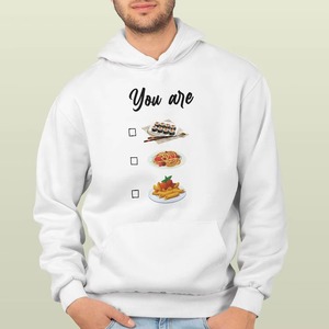 Sudadera con Capucha You Are Sushi Pasta Fries para Hombre, Informal, de Algodón, con Estampado, Corte Regular, para Otoño - Product Image 4