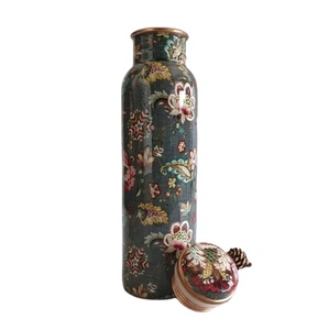 Premium Visual Printed Metal <b>Water</b> <b>Bottle</b> for Daily Use Reusable Leak Proof Beverage <b>Bottle</b> Ideal Office Travel <b>Gym</b> and Gifting - Product Image 3