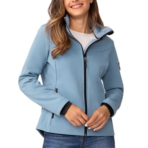 Vestes Softshell Imperméables en Toile pour Hommes, Col Montant, Multi-Poches, Fermeture Éclair, Épaisses, pour le Travail et la Randonnée Hivernale - Product Image 1