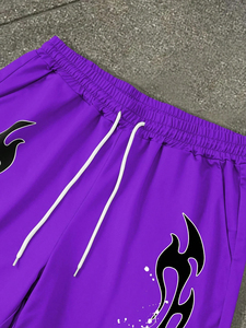 ชุดเสื้อยืดแขนสั้นคอกลมพิมพ์ลายตัวอักษรลำลองสำหรับฤดูร้อนสำหรับผู้ชายและชุดกางเกงขาสั้น - Product Image 3