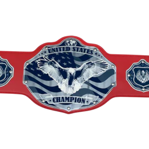 Ceinture de champion des États-Unis personnalisable, ceinture de sport rouge et bleue de haute qualité, ceinture de titre personnalisée, éditions de collection - Product Image 2
