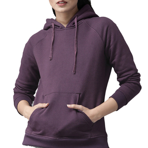 New Arrival Women's Cotton Fleece Pullover <b>Hoodie</b> for Autumn Winter Sports Gym <b>Workout</b> Hooded Collar with Front Logo for Girls - Product Image 1