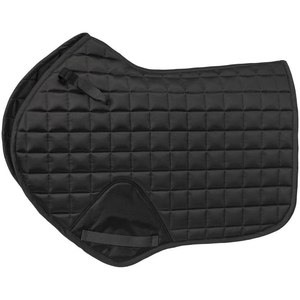 Soft breathable English saddle <b>pad</b> constructed with durable quilted layers ensuring <b>cooling</b> airflow consistent saddle <b>pad</b> - Product Image 6
