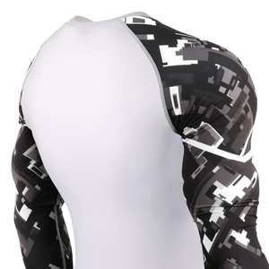 Custom Logo <b>Compression</b> <b>Shirt</b> OEM Polyester Spandex Fabric High Performance Quick Dry Gym Wear Manufacturer Supplier - Product Image 6