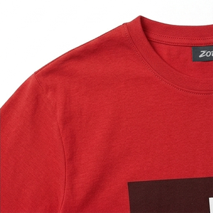 T-shirt en coton biologique écologique ZOTO avec logo personnalisé, tee-shirt décontracté, fournisseur de vêtements de mode en gros - Product Image 4