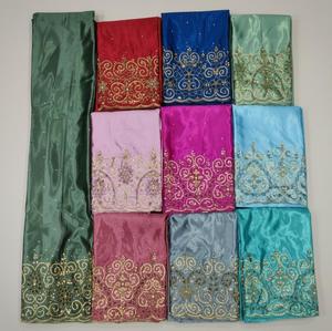 High Quality Latest Stunning Fashion Somalian Underskirt Gorgura Satin Fabric Stonework Floral Pattern For Regular Wear - Product Image 3