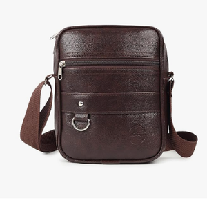Leather Crossbody Sling <b>Bag</b> with Adjustable Shoulder Strap for Travel, School, <b>College</b> & Everyday Use - Product Image 2