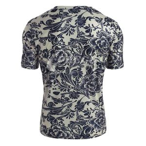 T-shirt de sport pour homme de haute qualité, sublimé, 100% coton, respirant, séchage rapide, col personnalisé, best-seller - Product Image 3