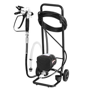 Pistola de Pintura Eléctrica de 650W y 3000PSI, Pulverizador de Pintura sin Aire de Alta Presión, Carro, Cepillo de Limpieza, Manguera, Varilla de Extensión, Boquillas para - Product Image 1