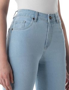 Jeans à jambes larges pour femmes - Jeans extensibles taille haute pour femmes - Product Image 2