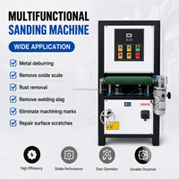 Machine de polissage manuelle des métaux avec bande abrasive pour le débavurage, le brossage et la finition de surface de l'acier inoxydable jusqu'à 600 mm