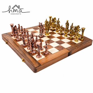 Black White Square <b>Marble</b> Style Brass Medieval Royal Chess Set Gold Silver Figurines Luxury Tabletop Decor <b>Game</b> Gift - Product Image 3