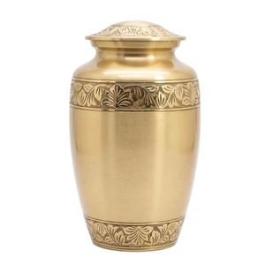 Hermosa Urna Funeraria Conmemorativa de Latón Metálico con Acabado Azul Medianoche y Grabado de Águila Voladora de la Libertad Patriótica para Cenizas Humanas - Product Image 6