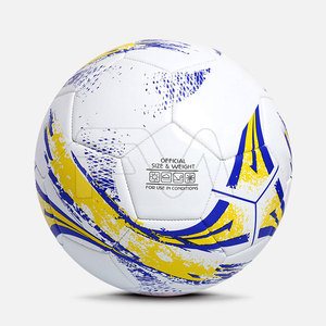 Ballon de football cousu à la machine, nouvelle conception, couleur et taille personnalisées, fabriqué au Pakistan, pour les sports de plein air - Product Image 3