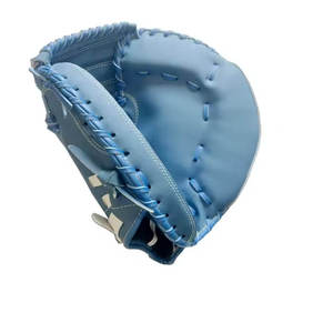 <b>Blue</b> Infield Woven Baseball Glove Full Finger H-Web Design Left-Handed <b>Throw</b> Durable for Adult Players - Product Image 6