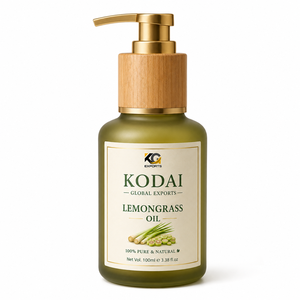 Aceite Esencial de Limoncillo de Tamil Nadu 100% Puro y Natural de Primera Calidad, Destilado al Vapor, para Aromaterapia y Cuidado Facial, Kodai Global Export - Product Image 1