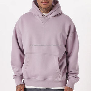 Sweat à capuche en coton pour homme de qualité supérieure 500 g/m², design personnalisé, style Y2K, coupe ample, vêtements d'hiver haut de gamme, 100 % coton, fabrication sur mesure - Product Image 3