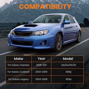Kit de bras de suspension inférieur avant et bras de suspension supérieur arrière pour Subaru Impreza 2008-2011, compatible Legacy, Tribeca, BRZ, Cube, CX-5 2003-2008 - Product Image 5