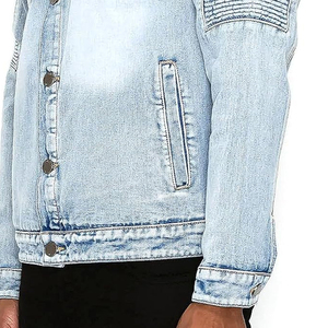 Mens Trendy Denim Jacket Relaxed Fit Premium Cotton Street Fashion Outerwear with High Quality Fabric - Product Image 6
