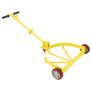 Carrello per Fusti da 55 Galloni con Capacità di 1200 lb, Carrello a Basso Profilo in Acciaio per Trasporto Fusti d'Olio - Product Image 5