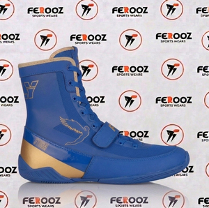 Zapatos de Boxeo Profesionales para Hombre, Calzado de Lucha Libre de Caña Alta con Cierre de Cordones Seguro, Suela Flexible y Agarre Fuerte - Product Image 1