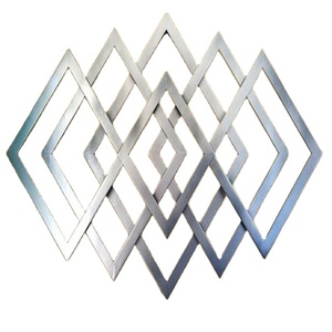 Moderno Interior decorativo flor hoja piezas comedor sofá hierro Metal pared arte hogar Decoración para sala de estar - Product Image 1