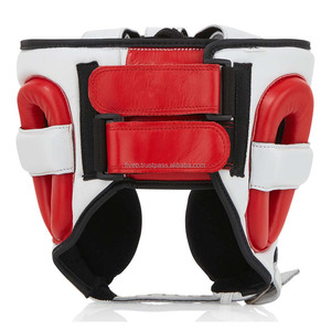 Protège-tête de boxe en cuir de vachette Five-B avec rembourrage en EVA et latex PU, fermeture à lacets réglable pour une protection optimale - Product Image 5