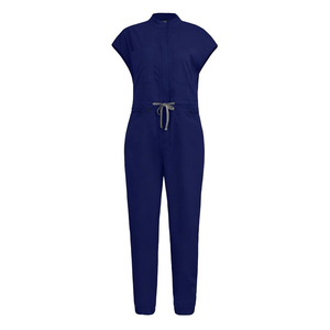Apparel Plus Size One Piece Nursing Jumpsuit Hospital Uniforms Unisex Medical Nurses Work <b>Clothes</b> <b>Scrubs</b> Sets Spandex/Polyester - Product Image 4