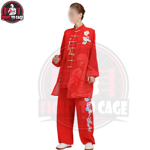 Con Logotipo Propio, Servicio OEM ODM, Ropa de Artes Marciales Totalmente Personalizada, Producto Nuevo y Moderno, Nuevo Diseño, Uniforme de Kung Fu para Mujer - Product Image 4