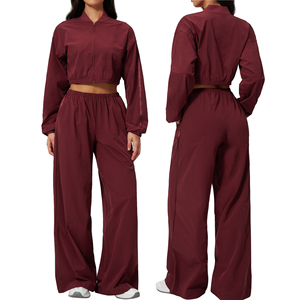 Conjunto de Yoga para Mujer de 2 Piezas, Secado Rápido, Transpirable, Nailon/Spandex, Ropa Deportiva, Elástico en Cuatro Direcciones, Cintura Elástica, Diseño Ligero - Product Image 6