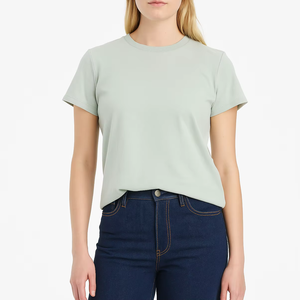 เสื้อยืดสตรีทแวร์ระบายอากาศได้ดีมีสไตล์ออกแบบโลโก้ได้ตามต้องการ - Product Image 1