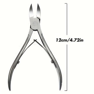 High Quality Cuticle Nipper Nail Clipper Ergonomic Grip Precision Cutter for Dead Skin <b>Removal</b> Salon Long Lasting Sharp Edge - Product Image 5