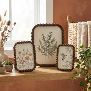 Eco-Friendly Digital <b>Print</b> Art Handmade High Quality Wooden Photo <b>Frames</b> for Displaying Photos-Customizable Design solid wood - Product Image 3
