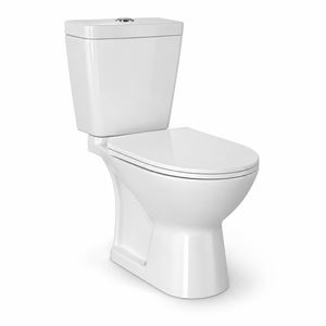 High Selling Classic Two Piece Ceramic Toilet P Trap Wall Mounted Dual Flush Automatic Deodorization - Product Image 1