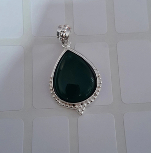 Venta al por mayor: Nuevo engaste de copa de gota de agua de plata de ley 925 maciza para colgante, estilo clásico, joyería fina para mujer. - Product Image 4