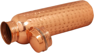 High Quality 100% <b>Copper</b> Water <b>Bottle</b> New Design From India Manufacturer & Exporter Wide Fancy Drinkware - Product Image 3