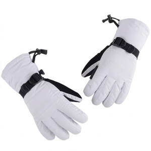 Gants de ski Vaude à doigts complets, isolés thermiquement, imperméables, pour l'hiver, unisexes, gris noir - Product Image 3