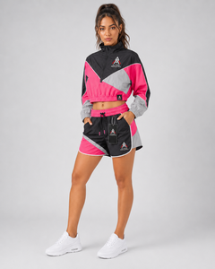 Conjunto Corto Cortavientos para Mujer, Chaqueta y Pantalones Cortos Elegantes, Ropa Deportiva Ligera y Cómoda, Última Moda - Product Image 6
