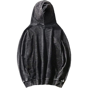 Sudadera con Capucha Personalizada de Estilo Retro Simple, Lavada, de Color Sólido, para Hombre, Versátil, de Invierno, Talla Grande - Product Image 6