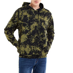 Sweat à capuche tie-dye personnalisé pour homme, 100% coton, confortable, impression numérique, capuche ajustable, prix abordable. - Product Image 2