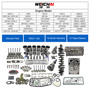 Weichai WD615 <strong>Engine</strong> Main Crankshaft Bearing Connecting Rod Bearing Set 61560030034/33 - Product Image 6