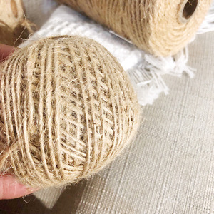 Cordel de Yute Natural de 100 Metros, Hilo de Cáñamo para Envolver Regalos, Manualidades, Scrapbooking, Floristería - Product Image 1