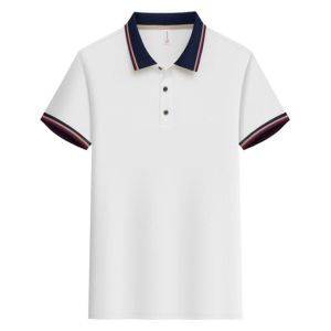 Polo de Golf de Verano de Alta Calidad, 100% Poliéster, Color Sólido, con Logotipo Personalizado, Bordado Holgado, para Hombre, de Pakistán - Product Image 3