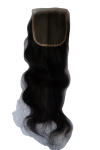 Venta directa de fábrica HD Calidad superior Templo DEL SUR DE LA India Crudo Sin procesar Cabello humano Remy Encaje Frontal Textura recta - Product Image 5