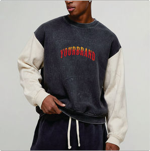 เสื้อฮู้ดดี้ผ้าฟลีซหนานุ่มสำหรับผู้ชาย ฤดูหนาว ขายส่ง OEM ผ้าฝ้าย 100% GSM สูง ไซส์ใหญ่พิเศษ ปักลายตามสั่ง สไตล์สตรีทแวร์ - Product Image 1