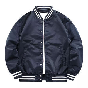 Blouson universitaire d'hiver pour homme, très demandé, personnalisé, 100% coton satiné, col carré, respirant, haute qualité, effet matelassé - Product Image 3