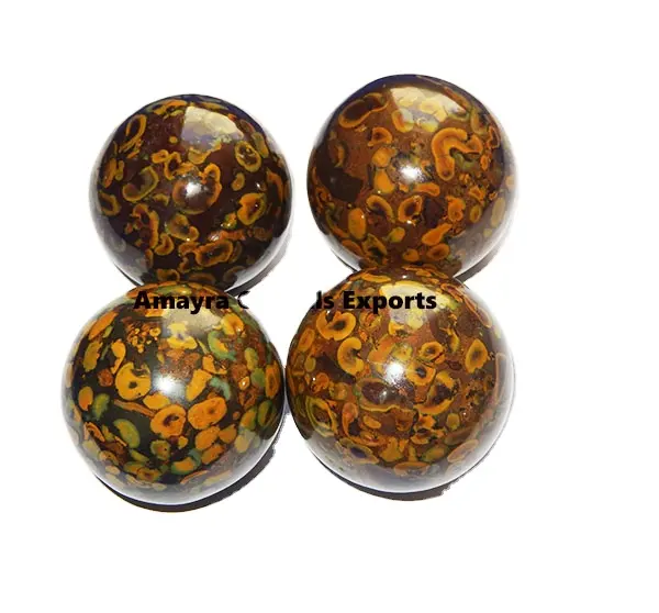 Agate Gemstone Fruit Jasper Spheres Beautiful Agate Balls For Promotional Gift Wholesale From Amayra Crystals Exports