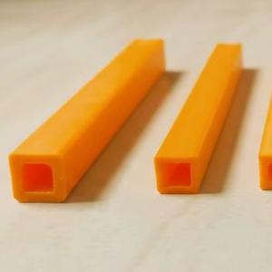 Heavy Duty PVC Square Hollow <b>Profile</b> Black <b>Plastic</b> Tube for Industrial Fabrication and Furniture Making - Product Image 1
