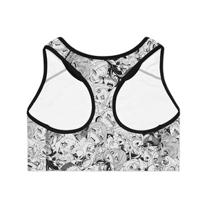 Sujetador deportivo sin costuras de alta sujeción para gimnasio, tallas grandes, sin espalda, tipo crop, para yoga y fitness, con efecto push-up, con OEM ODM - Product Image 6